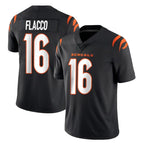 Johmsee C.Bengals #16 Joe Flacco Player Black Vapor Untouchable Limited Home Game Stitched Jerseys