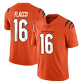 Johmsee C.Bengals #16 Joe Flacco Player Orange Vapor Untouchable Limited Home Game Stitched Jerseys