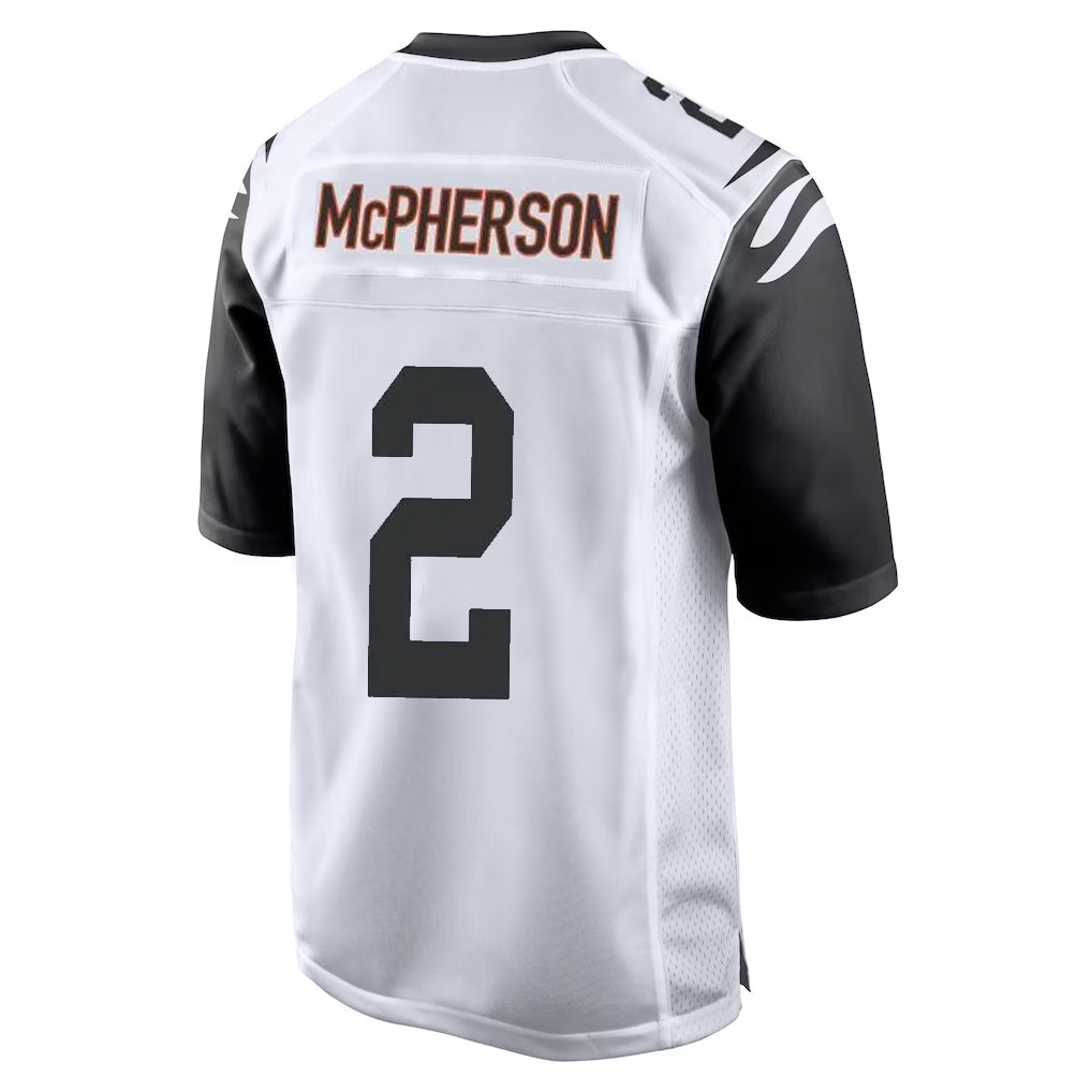 Johmsee C.Bengals #2 Evan McPherson Player White Alternate Home Game Stitched Jerseys
