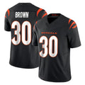 Johmsee C.Bengals #30 Chase Brown Player Black Vapor F.U.S.E. Limited Home Game Stitched Jerseys