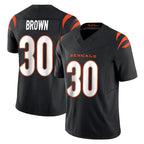 Johmsee C.Bengals #30 Chase Brown Player Black Vapor F.U.S.E. Limited Home Game Stitched Jerseys