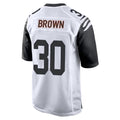Johmsee C.Bengals #30 Chase Brown Player White Alternate Home Game Stitched Jerseys