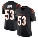 Johmsee C.Bengals #53 Boye Mafe Player Black Vapor F.U.S.E. Limited Home Game Stitched Jerseys