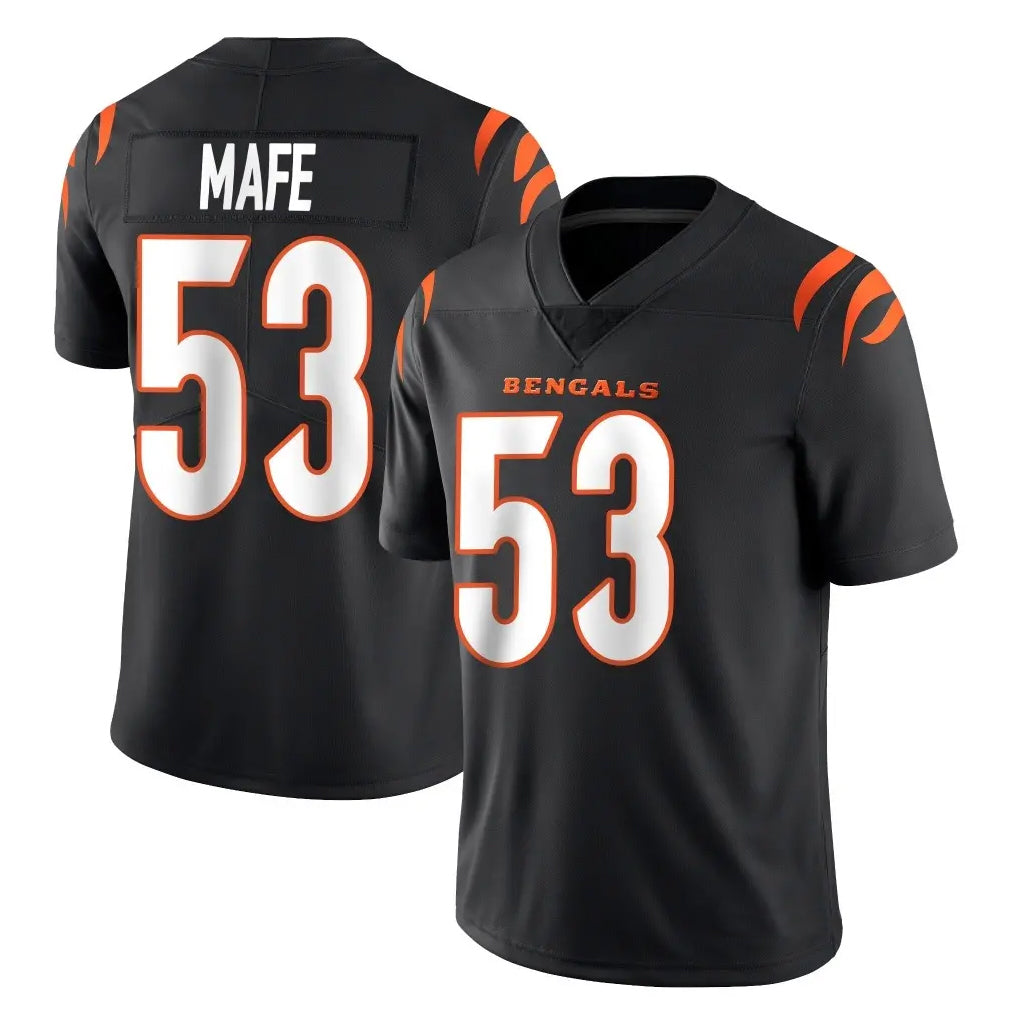 Johmsee C.Bengals #53 Boye Mafe Player Black Vapor Untouchable Limited Home Game Stitched Jerseys