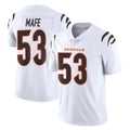Johmsee C.Bengals #53 Boye Mafe Player White Vapor Untouchable Limited Home Game Stitched Jerseys