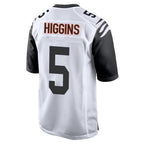 Johmsee C.Bengals #5 Tee Higgins Player White Alternate Home Game Stitched Jerseys