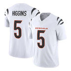 Johmsee C.Bengals #5 Tee Higgins Player White Vapor F.U.S.E. Limited Home Game Stitched Jerseys
