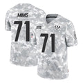 Johmsee C.Bengals #71 Amarius Mims Player Arctic Camo Salute to Service Limited Stitched Jerseys