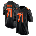 Johmsee C.Bengals #71 Amarius Mims Player Black Fashion Game Stitched Jerseys
