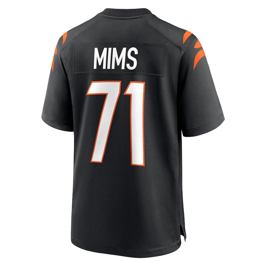 Johmsee C.Bengals #71 Amarius Mims Player Black Home Game Stitched Jerseys