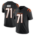 Johmsee C.Bengals #71 Amarius Mims Player Black Vapor Untouchable Limited Home Game Stitched Jerseys