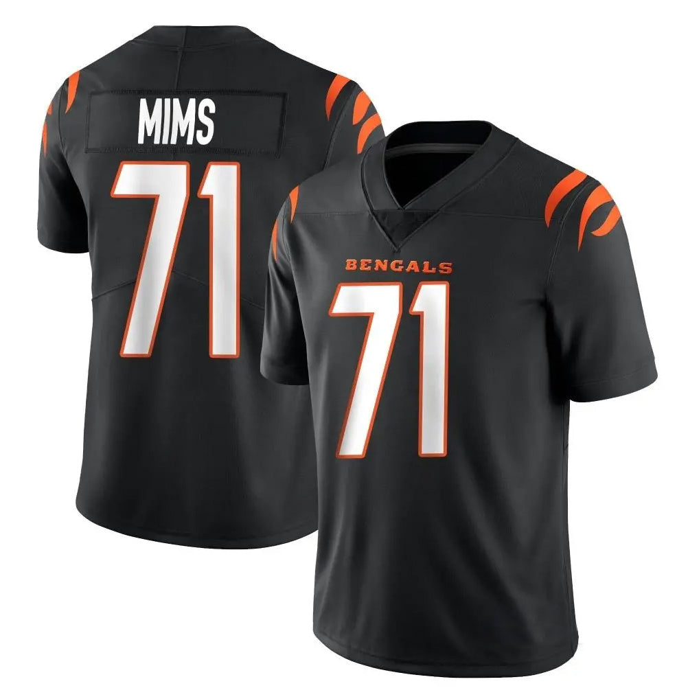 Johmsee C.Bengals #71 Amarius Mims Player Black Vapor Untouchable Limited Home Game Stitched Jerseys