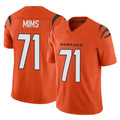 Johmsee C.Bengals #71 Amarius Mims Player Orange Vapor F.U.S.E. Limited Home Game Stitched Jerseys