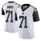 Johmsee C.Bengals #71 Amarius Mims Player White Color Rush Vapor Untouchable Limted Home Game Stitched Jerseys