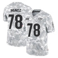 Johmsee C.Bengals #78 Anthony Munoz Player Arctic Camo Salute to Service Limited Stitched Jerseys
