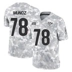 Johmsee C.Bengals #78 Anthony Munoz Player Arctic Camo Salute to Service Limited Stitched Jerseys