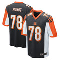 Johmsee C.Bengals #78 Anthony Munoz Player Black Alternate Home Game Stitched Jerseys