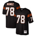 Johmsee C.Bengals #78 Anthony Mu?oz Player Black Mitchell & Ness Legacy Replica Stitched Jerseys