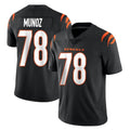 Johmsee C.Bengals #78 Anthony Munoz Player Black Vapor Untouchable Limited Home Game Stitched Jerseys