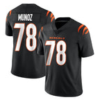 Johmsee C.Bengals #78 Anthony Munoz Player Black Vapor Untouchable Limited Home Game Stitched Jerseys