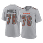 Johmsee C.Bengals #78 Anthony Munoz Player Gray Atmosphere Fashion Game Stitched Jerseys