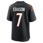 Johmsee C.Bengals #7 Boomer Esiason Black Retired Player Stitched Jerseys