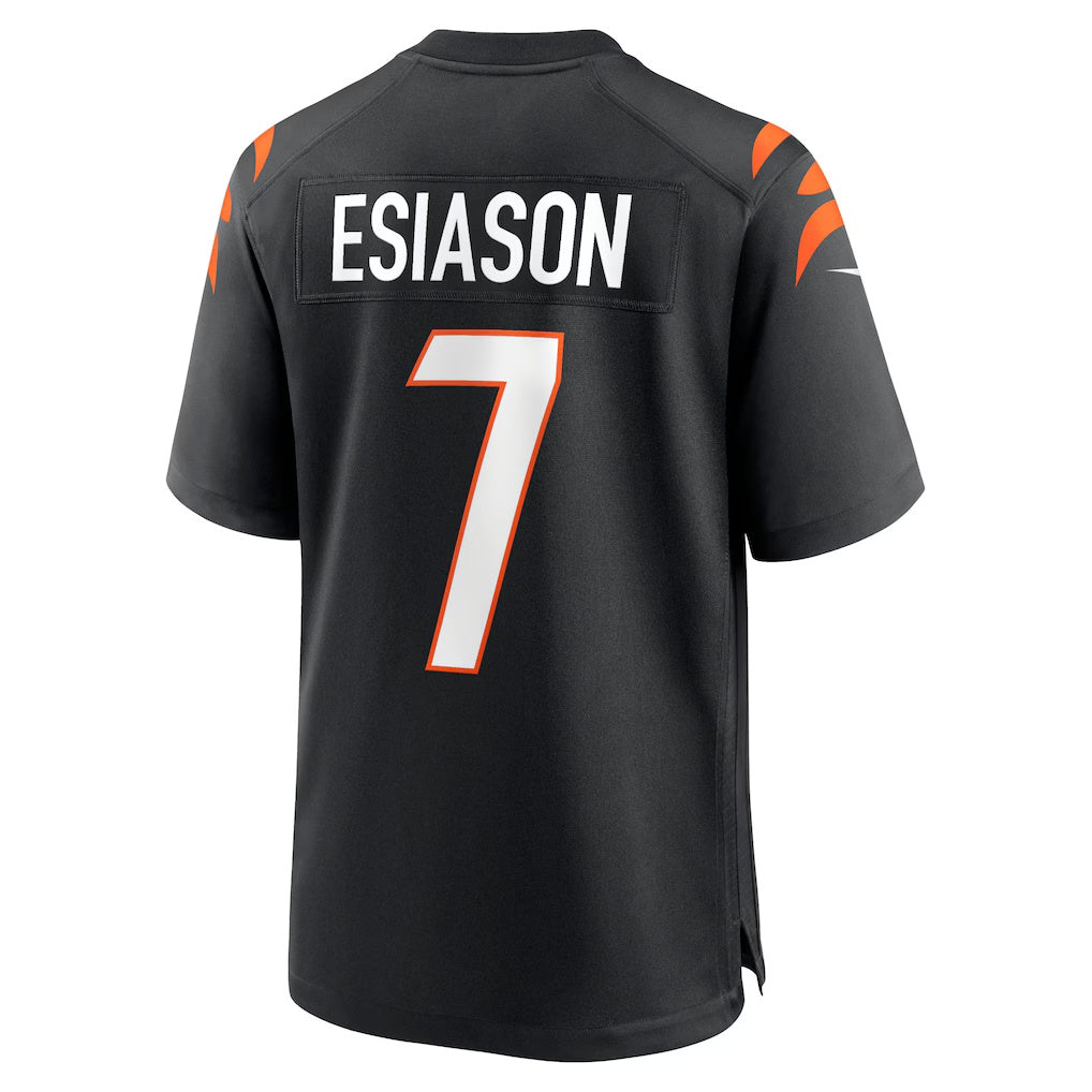 Johmsee C.Bengals #7 Boomer Esiason Black Retired Player Stitched Jerseys