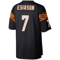 Johmsee C.Bengals #7 Boomer Esiason Mitchell & Ness Black Legacy Replica Stitched Jerseys