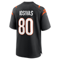 Johmsee C.Bengals #80 Andrei Iosivas Black Team Game Stitched Jerseys
