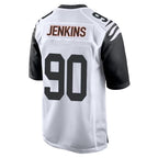 Johmsee C.Bengals #90 Kris Jenkins Jr Player White Alternate Home Game Stitched Jerseys