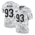 Johmsee C.Bengals #93 Jonathan Allen Player Arctic Camo Salute to Service Limited Stitched Jerseys