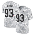 Johmsee C.Bengals #93 Jonathan Allen Player Arctic Camo Salute to Service Limited Stitched Jerseys