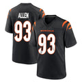 Johmsee C.Bengals #93 Jonathan Allen Player Black Home Game Stitched Jerseys