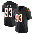 Johmsee C.Bengals #93 Jonathan Allen Player Black Vapor Untouchable Limited Home Game Stitched Jerseys