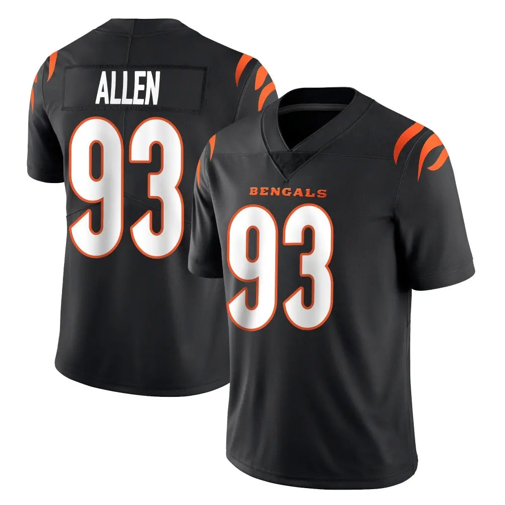 Johmsee C.Bengals #93 Jonathan Allen Player Black Vapor Untouchable Limited Home Game Stitched Jerseys