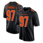 Johmsee C.Bengals #97 Dexter Lawrence II Player Black Fashion Game Stitched Jerseys