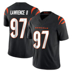 Johmsee C.Bengals #97 Dexter Lawrence II Player Black Vapor F.U.S.E. Limited Home Game Stitched Jerseys