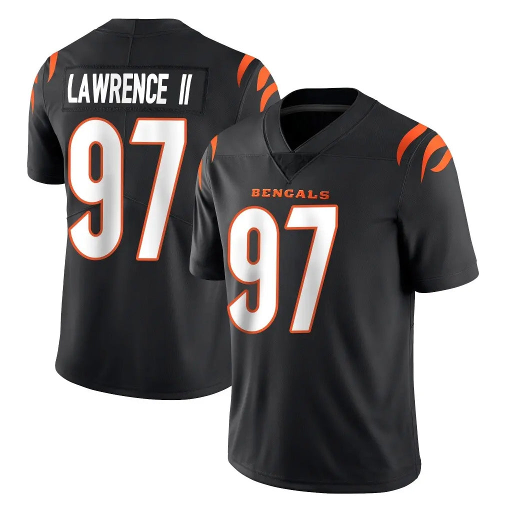 Johmsee C.Bengals #97 Dexter Lawrence II Player Black Vapor Untouchable Limited Home Game Stitched Jerseys