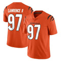 Johmsee C.Bengals #97 Dexter Lawrence II Player Orange Vapor Untouchable Limited Home Game Stitched Jerseys