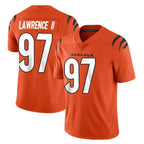 Johmsee C.Bengals #97 Dexter Lawrence II Player Orange Vapor Untouchable Limited Home Game Stitched Jerseys