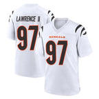 Johmsee C.Bengals #97 Dexter Lawrence II Player White Home Game Stitched Jerseys
