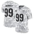 Johmsee C.Bengals #99 Myles Murphy Player Arctic Camo Salute to Service Limited Stitched Jerseys