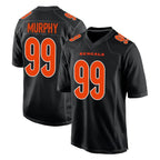Johmsee C.Bengals #99 Myles Murphy Player Black Fashion Game Stitched Jerseys