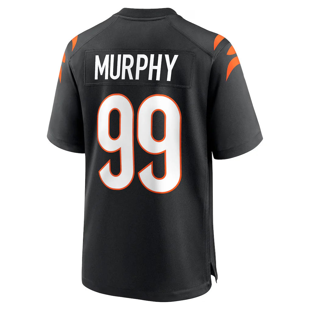 Johmsee C.Bengals #99 Myles Murphy Player Black Home Game Stitched Jerseys