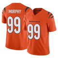 Johmsee C.Bengals #99 Myles Murphy Player Orange Vapor F.U.S.E. Limited Home Game Stitched Jerseys