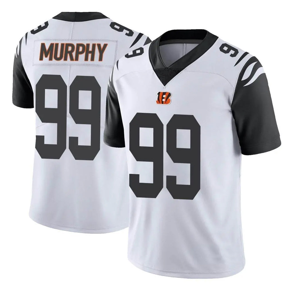 Johmsee C.Bengals #99 Myles Murphy Player White Color Rush Vapor Untouchable Limted Home Game Stitched Jerseys
