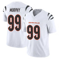 Johmsee C.Bengals #99 Myles Murphy Player White Vapor F.U.S.E. Limited Home Game Stitched Jerseys
