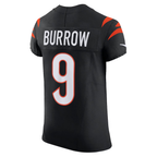 Johmsee C.Bengals #9 Joe Burrow Black Team Vapor F.U.S.E. Elite Stitched Jerseys