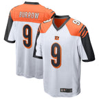 Johmsee C.Bengals #9 Joe Burrow Player White Alternate Game Home Stitched Jerseys