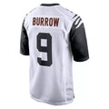 Johmsee C.Bengals #9 Joe Burrow Player White Alternate Home Game Stitched Jerseys